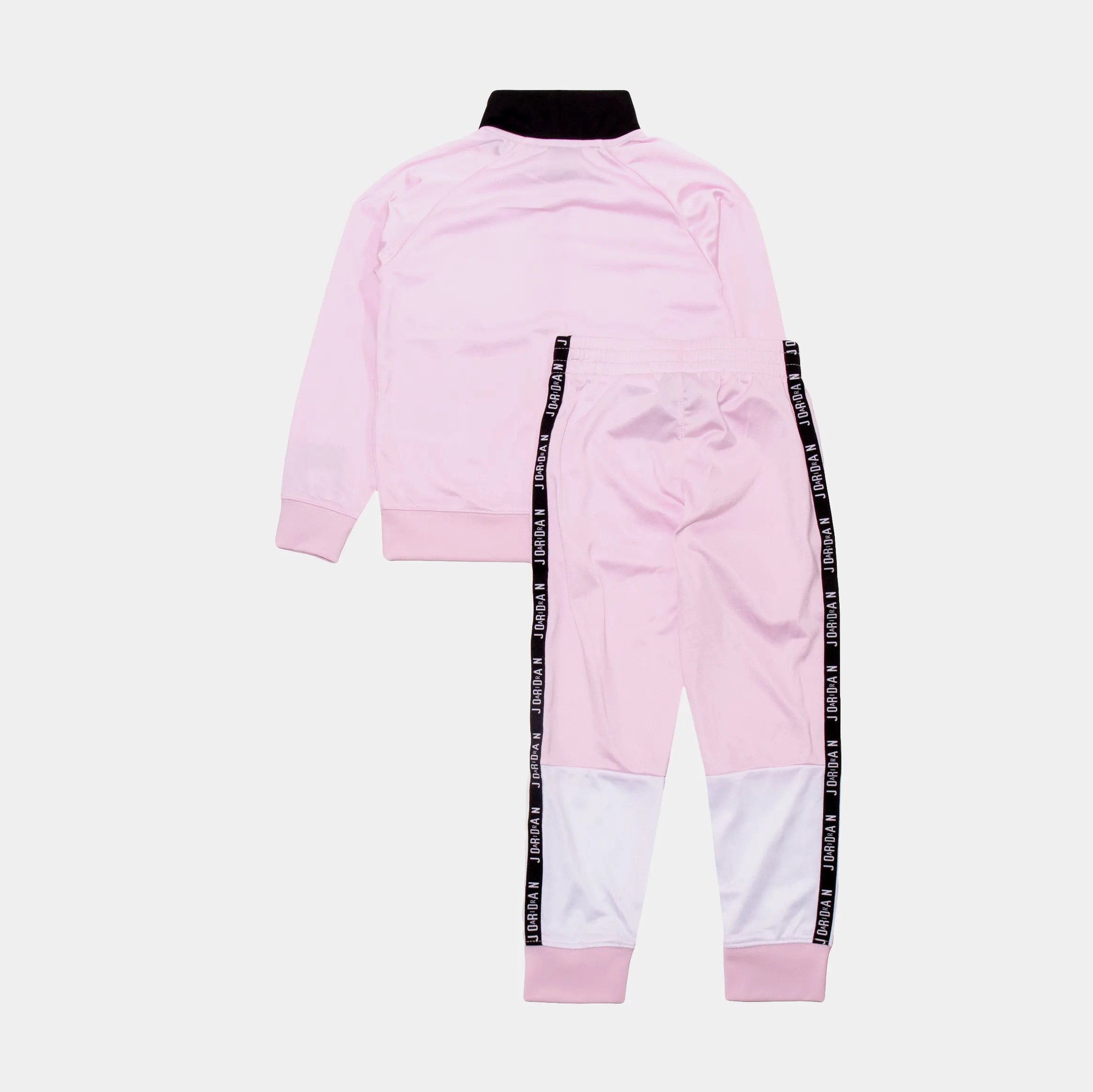 Air Jordan Blocked Tricot Set Toddler Set (Pink/Black)