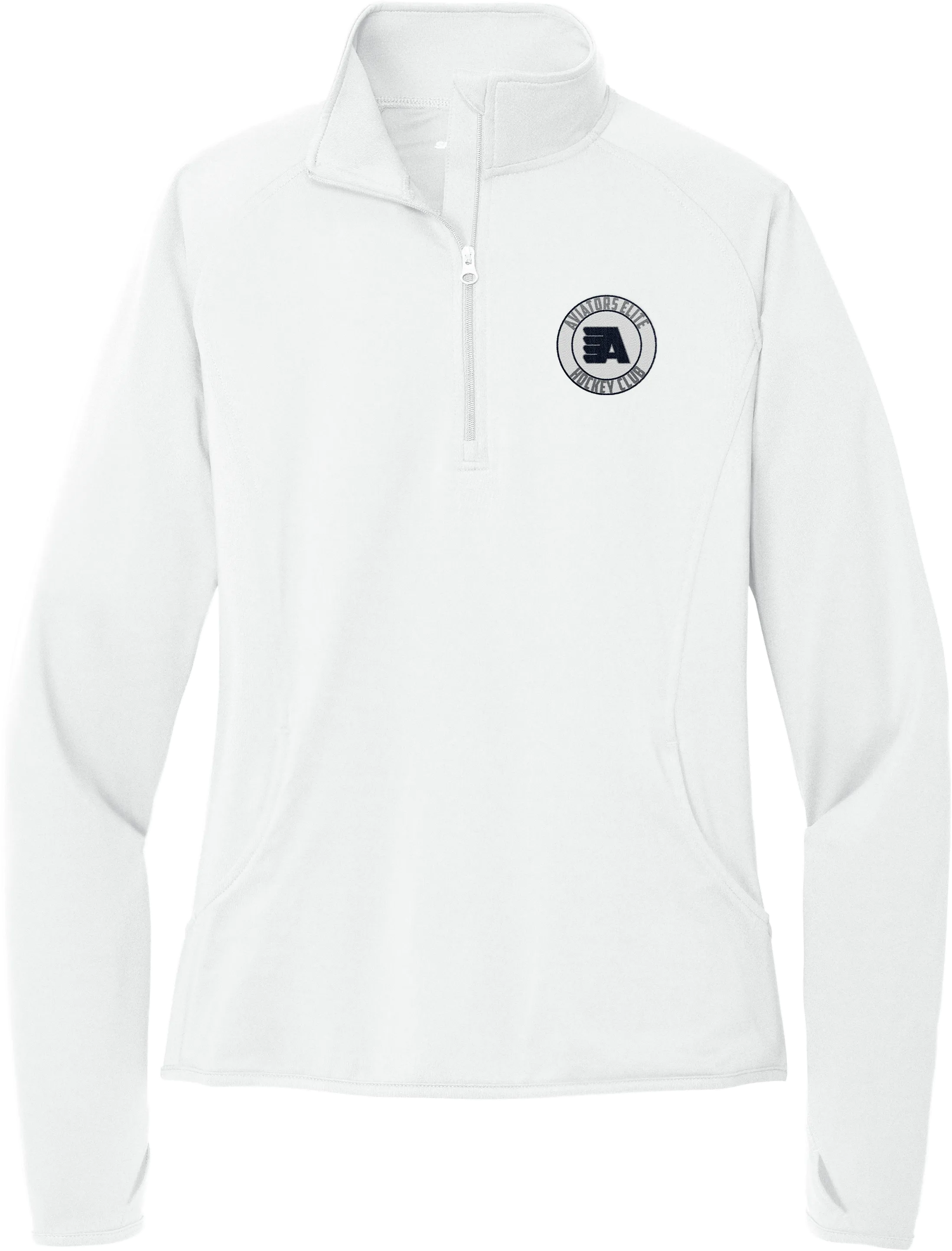 Aspen Aviators Ladies Sport-Wick Stretch 1/4-Zip Pullover