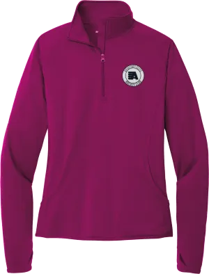 Aspen Aviators Ladies Sport-Wick Stretch 1/4-Zip Pullover