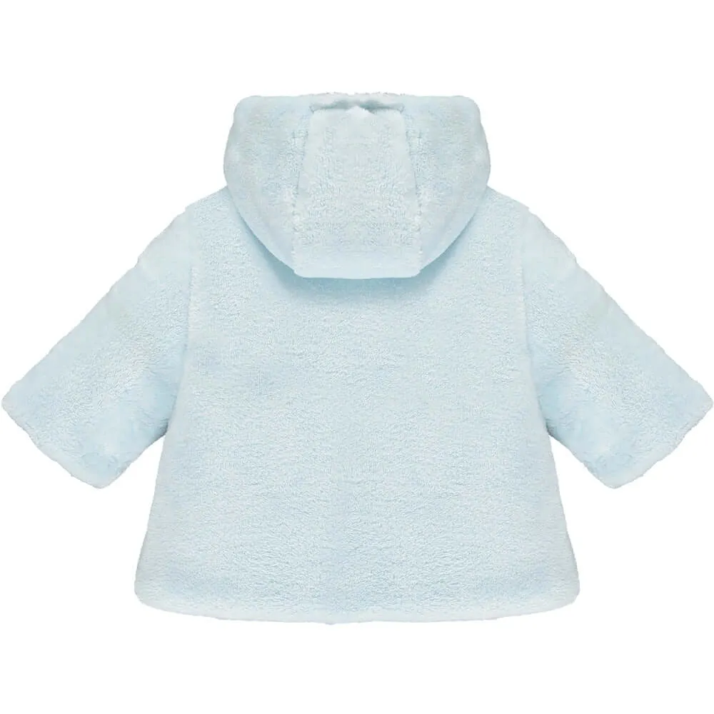 Baby Boys Blue Teddy Jacket