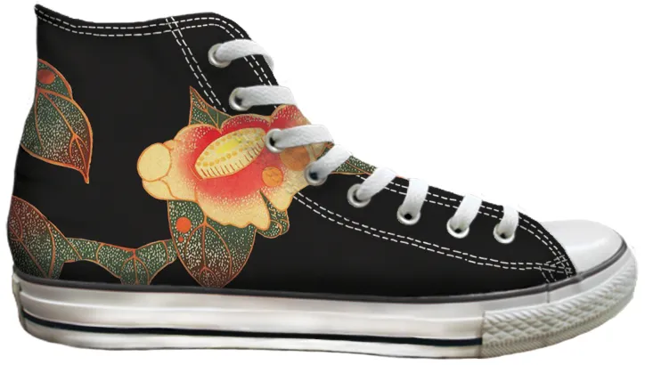 Baggins Original Hi Tops Woodblock Bird