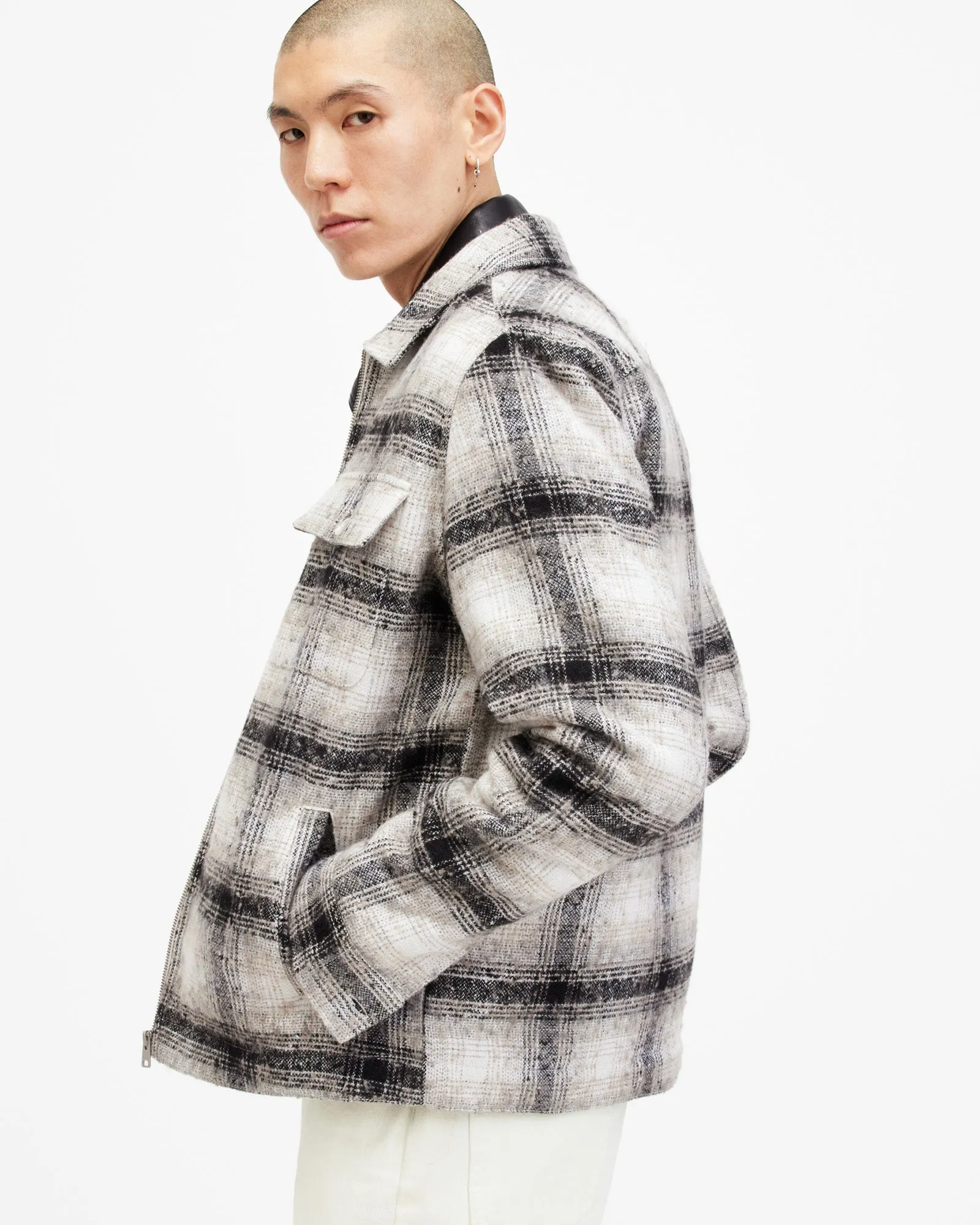 Banshee Textured Checked Jacket