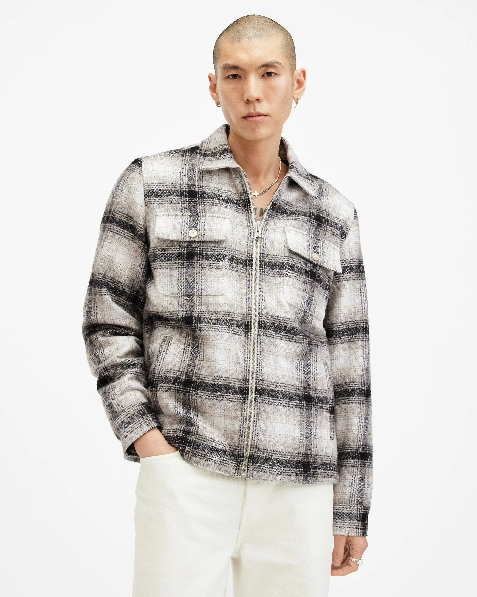 Banshee Textured Checked Jacket