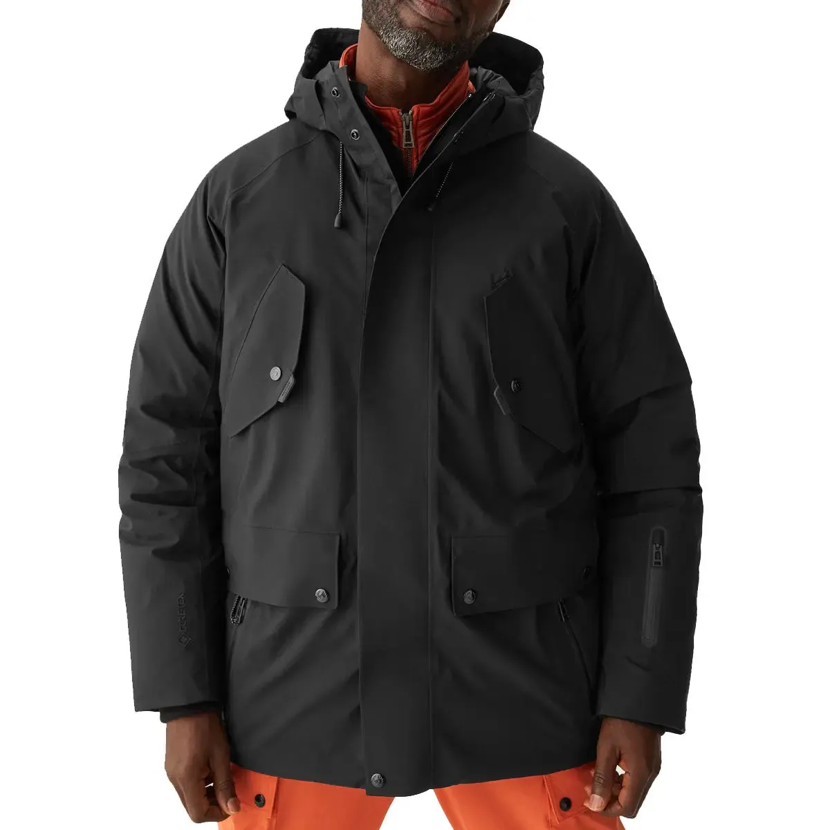 Black ‘Altitude’ 2-Layer Gore-Tex Parka Coat