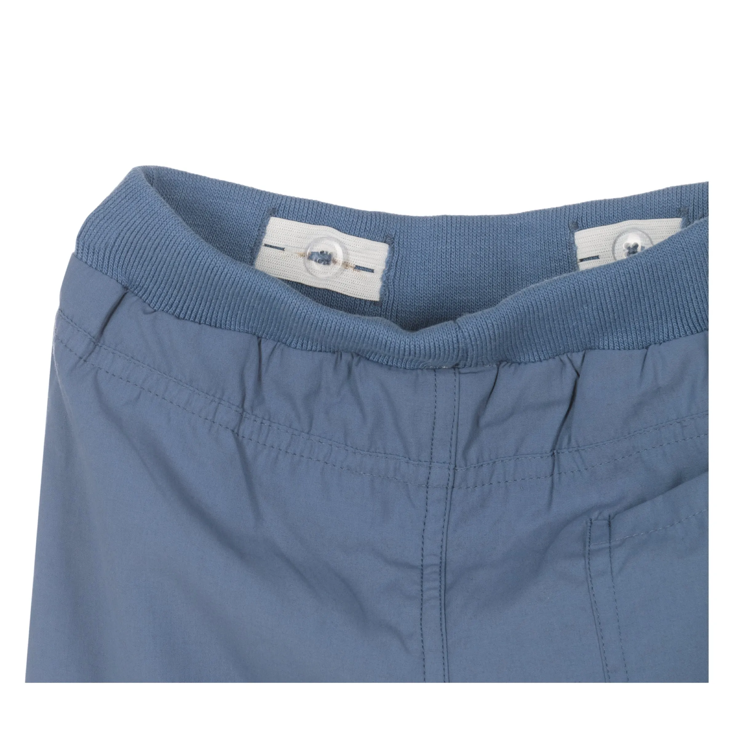 Blue Soft Logo Pants