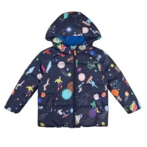 Boys Navy Spaceballs Coat