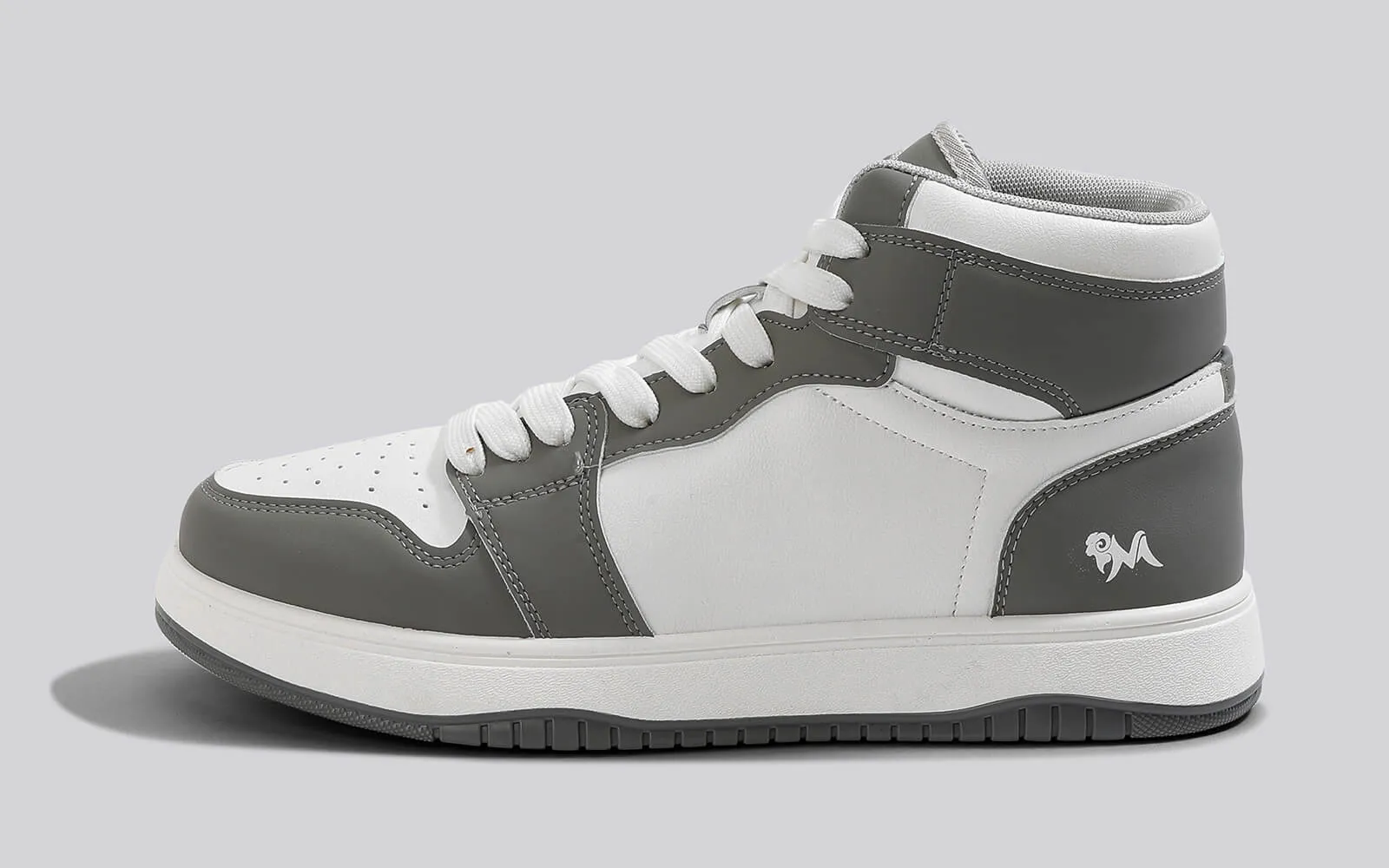 Character High Top : Grey-White