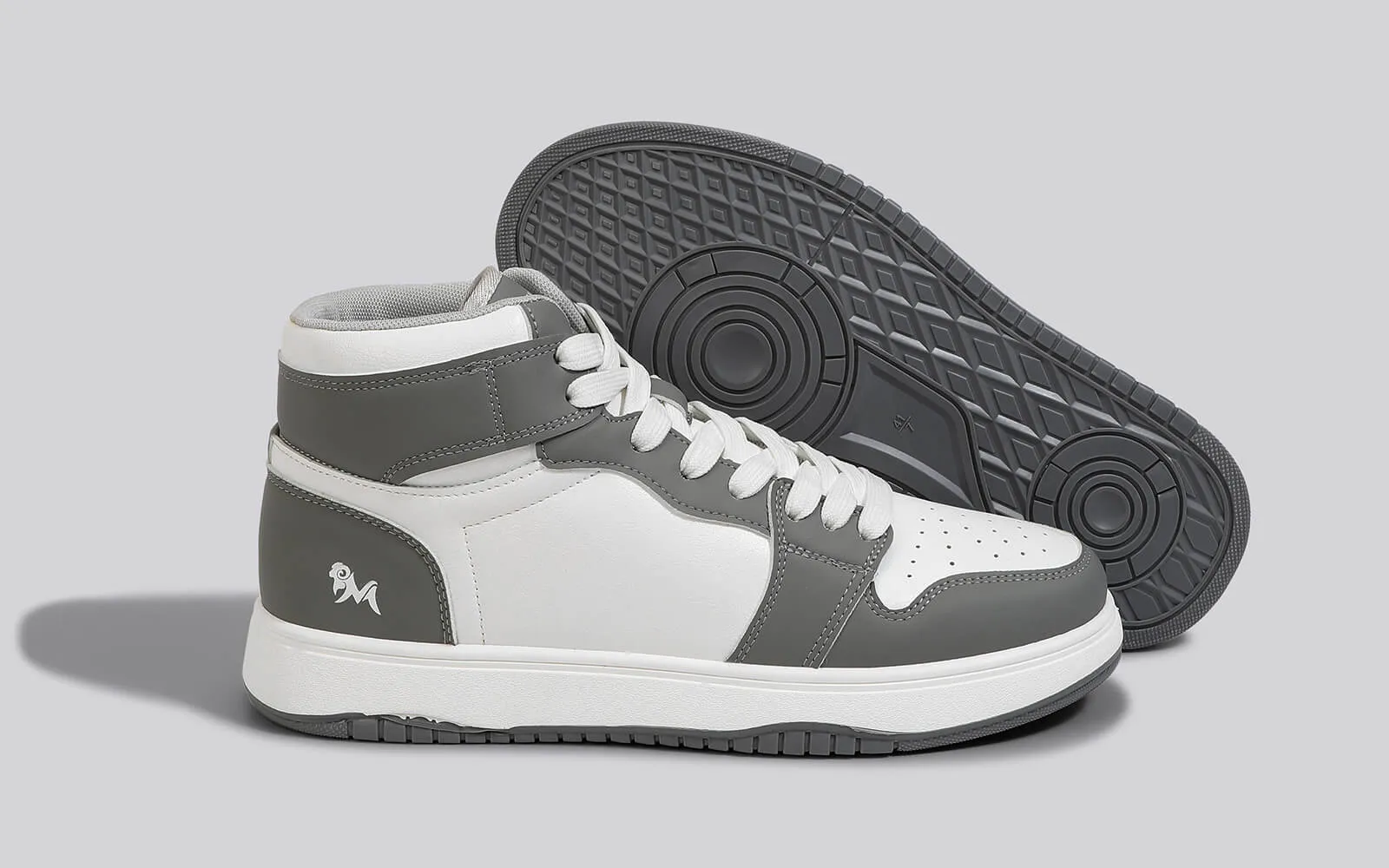 Character High Top : Grey-White