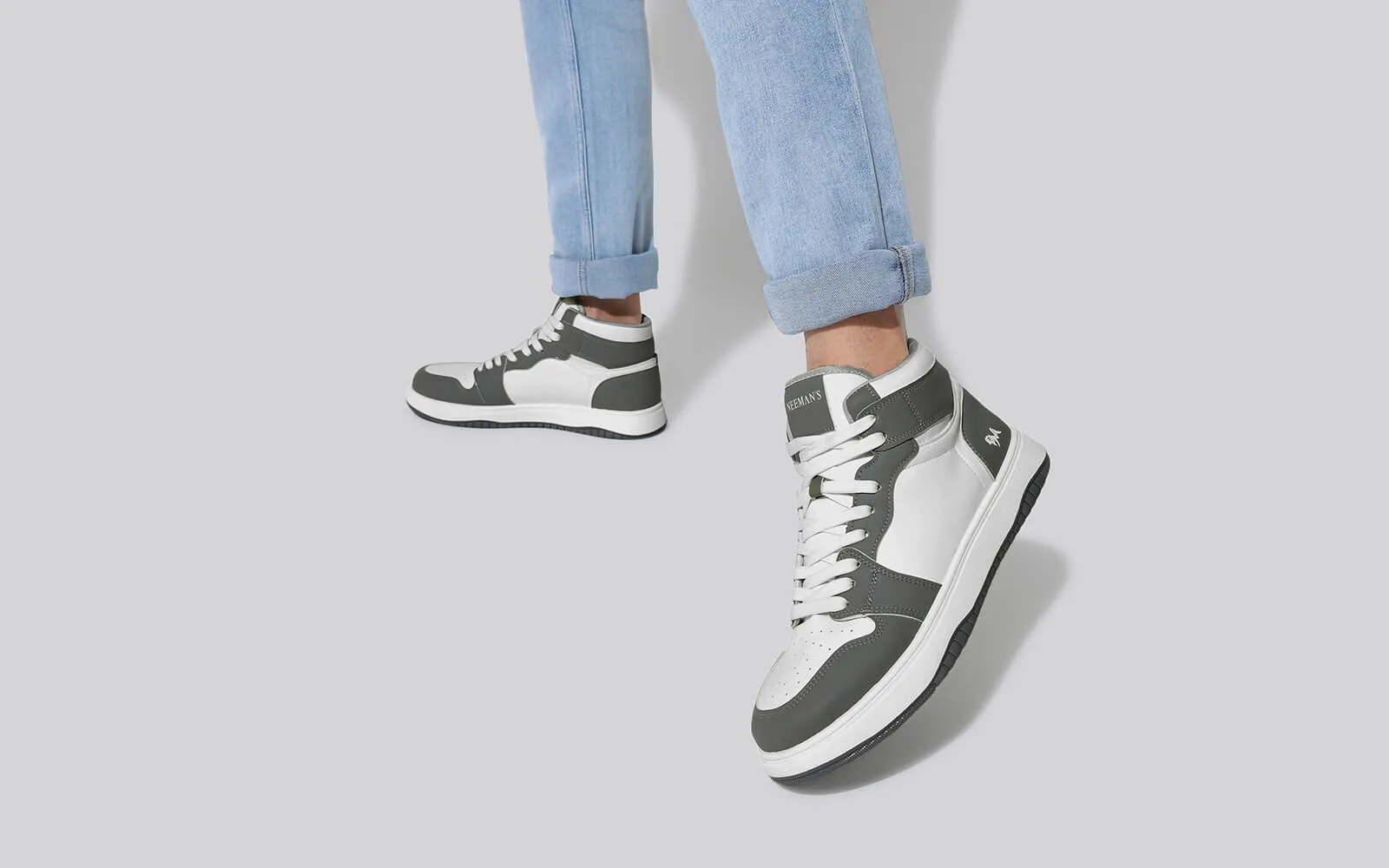 Character High Top : Grey-White