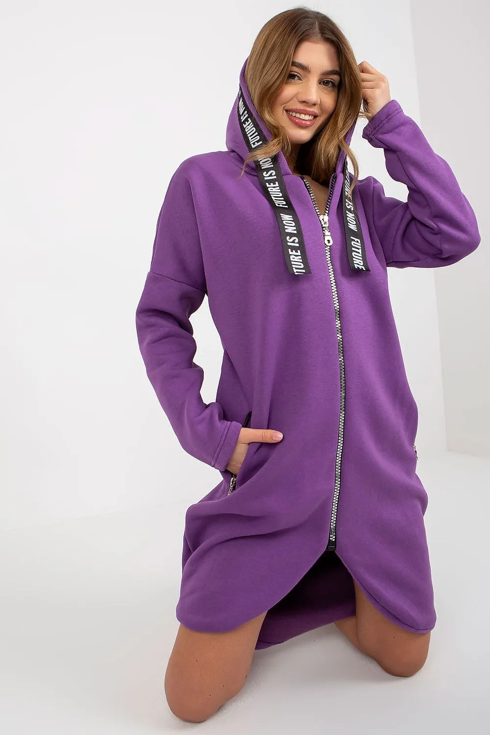 Chic Comfort Zip-Up Hoodie for Women