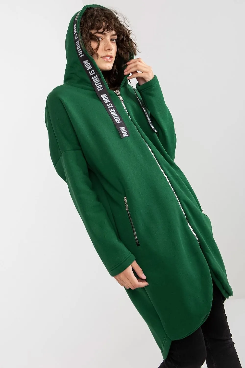 Chic Comfort Zip-Up Hoodie for Women