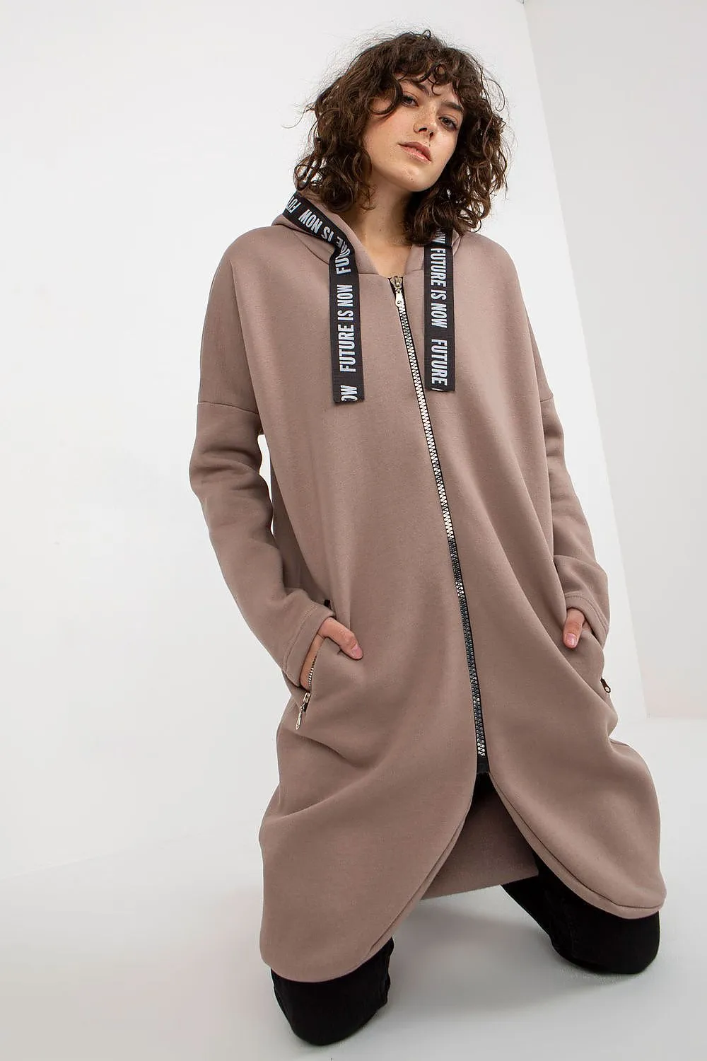 Chic Comfort Zip-Up Hoodie for Women