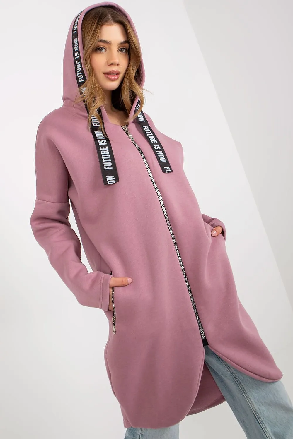 Chic Comfort Zip-Up Hoodie for Women