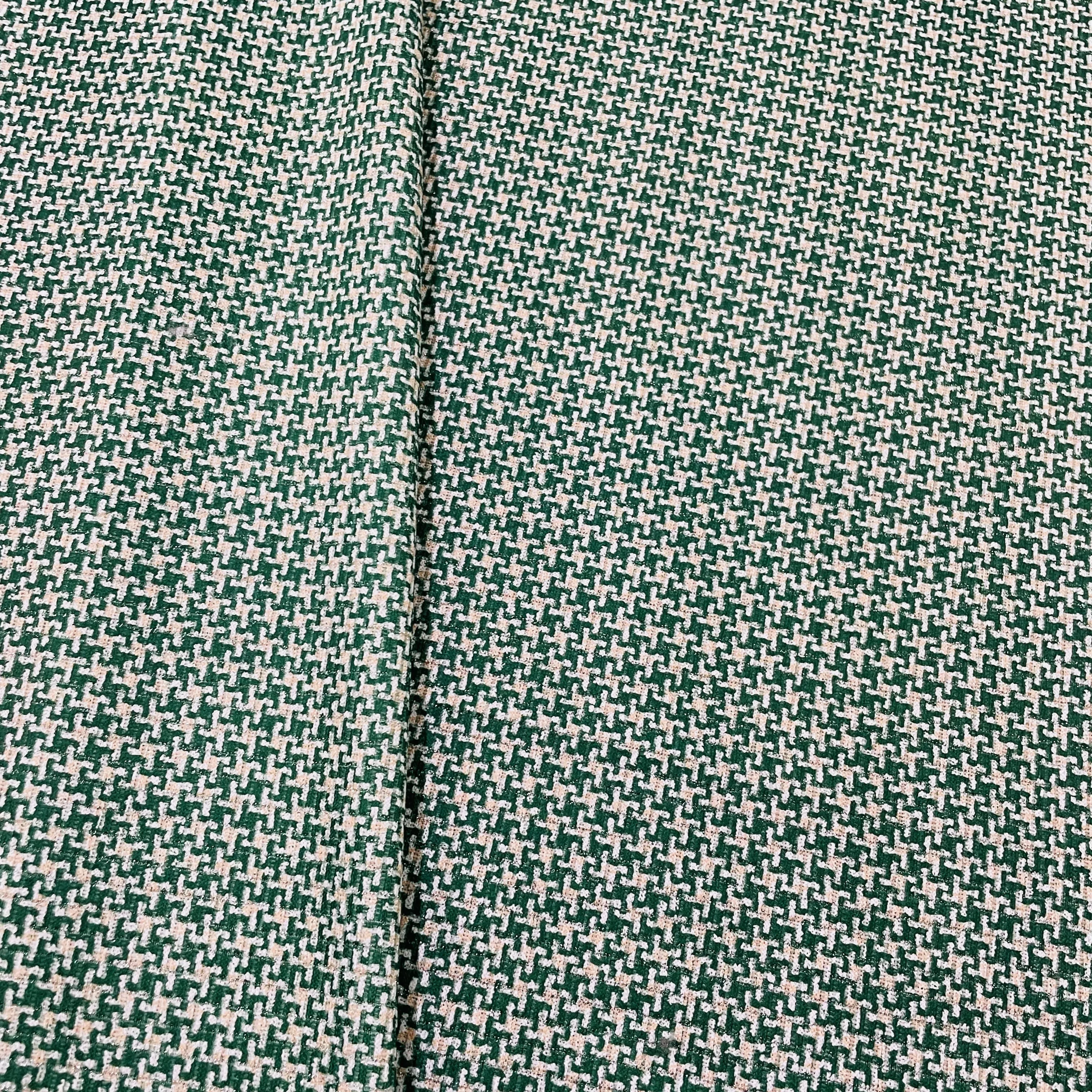 Classic Green Tweed Fabric