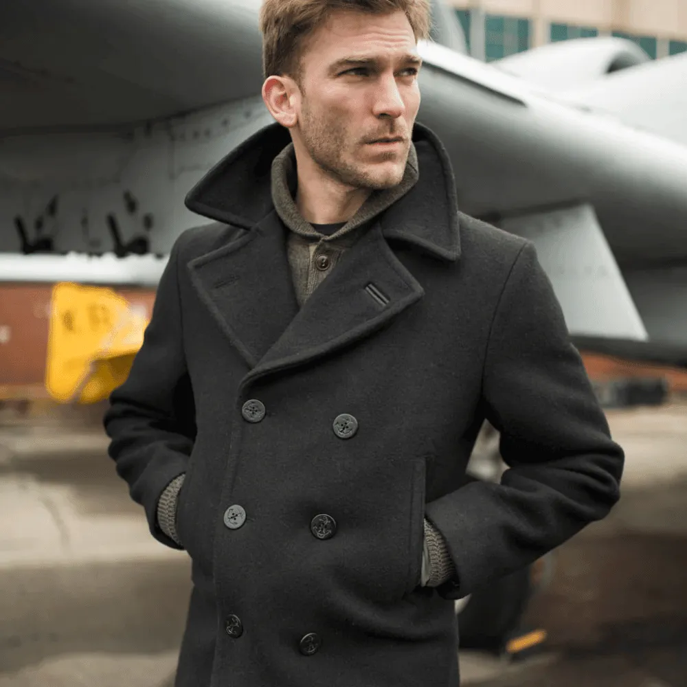 Cockpit USA Mens Admiral USN Peacoat Z28P006