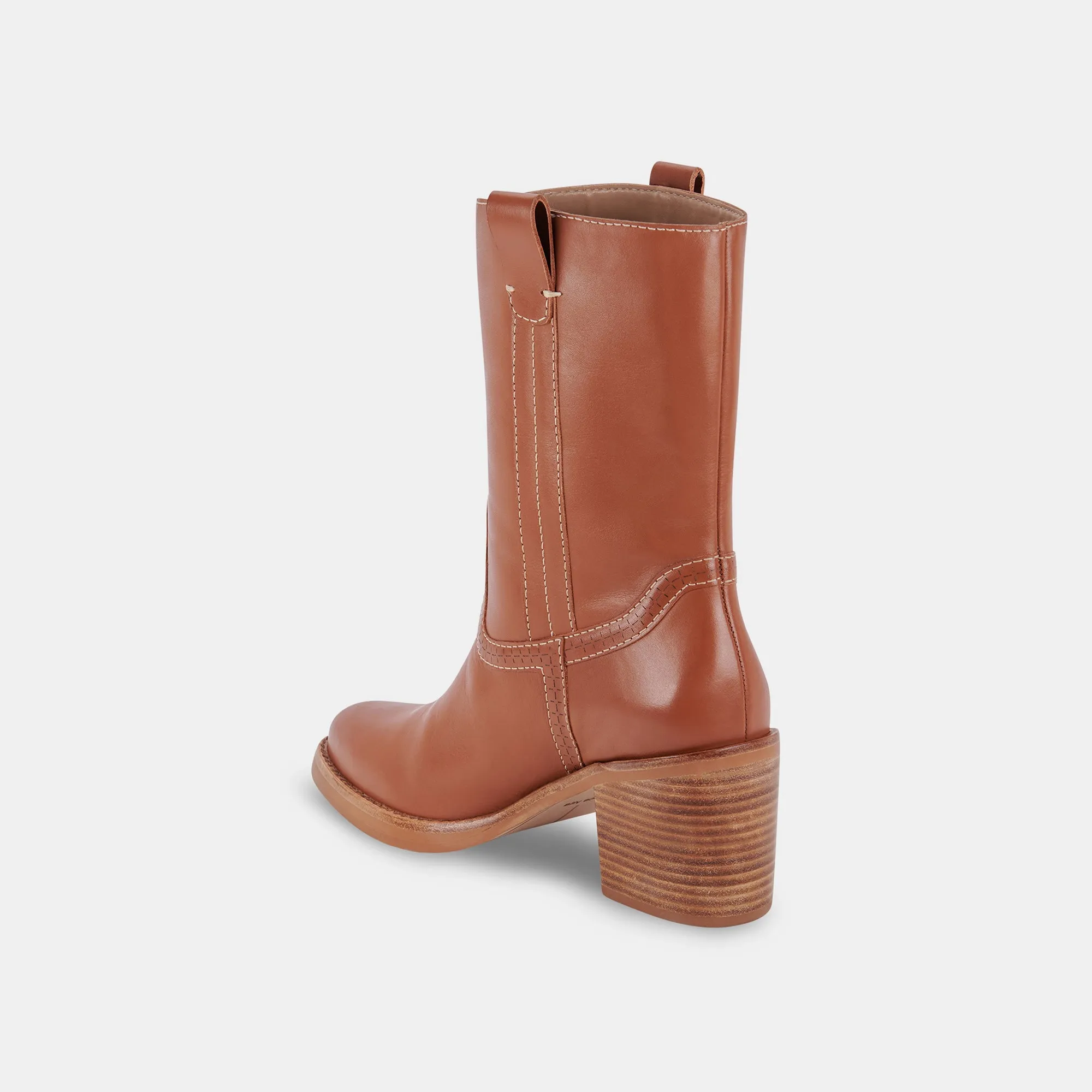 COLETE BOOTS COGNAC LEATHER