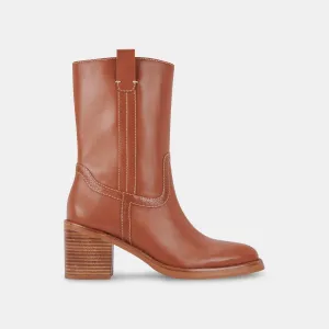 COLETE BOOTS COGNAC LEATHER