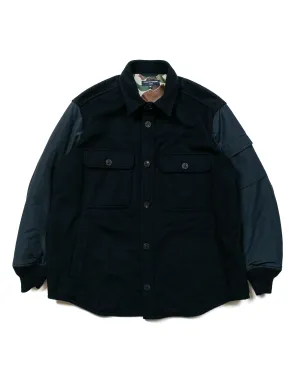 Charcoal/Black Comme des Garçons HOMME CPO Jacket - Mens Stylish Outerwear