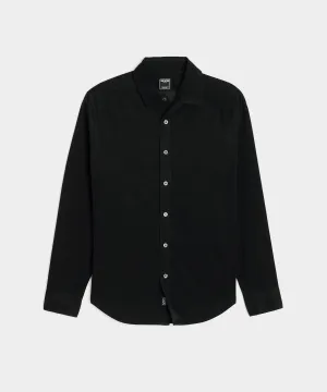 Corduroy Sport Shirt in Black