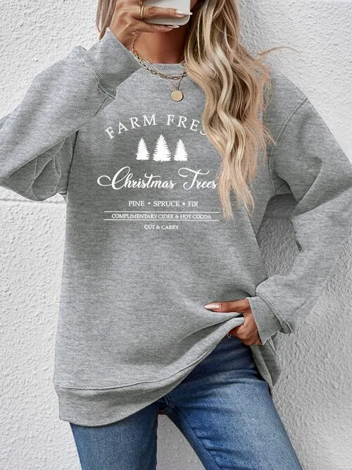 Cozy Oversized Polyester Round Neck Sweatshirt for Ultimate Comfort