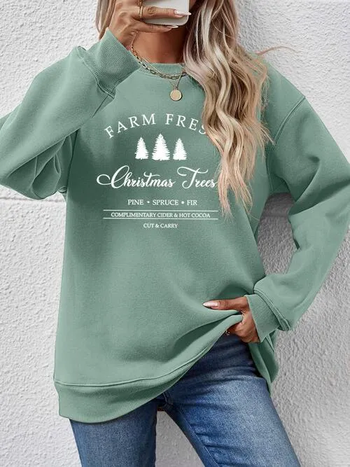 Cozy Oversized Polyester Round Neck Sweatshirt for Ultimate Comfort