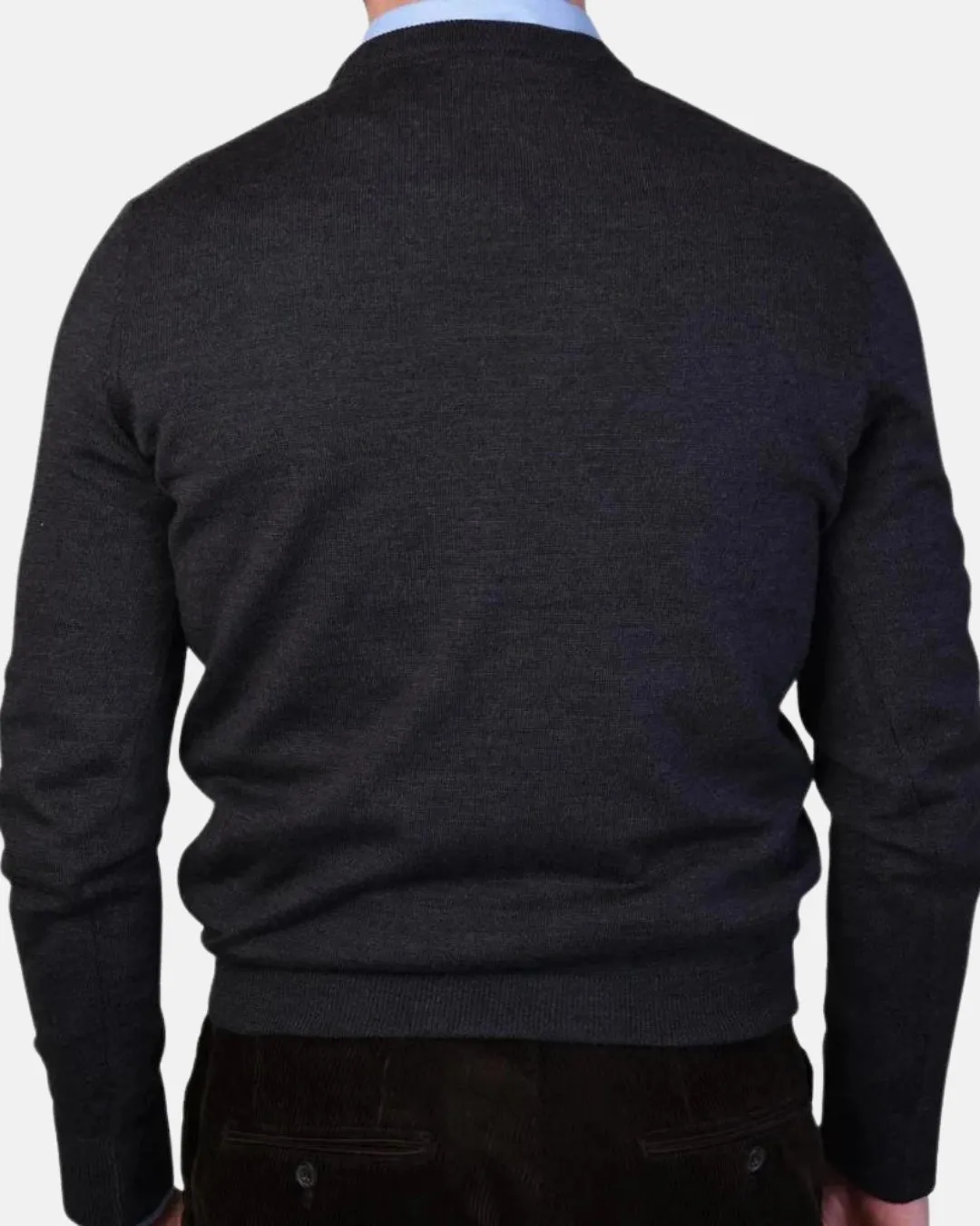 Crewneck 12 GG Merino - Antracit