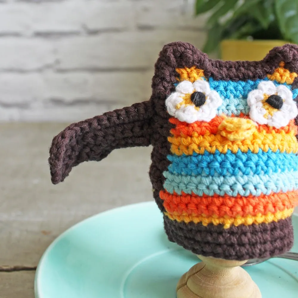 Crochet Owl Egg Cosy