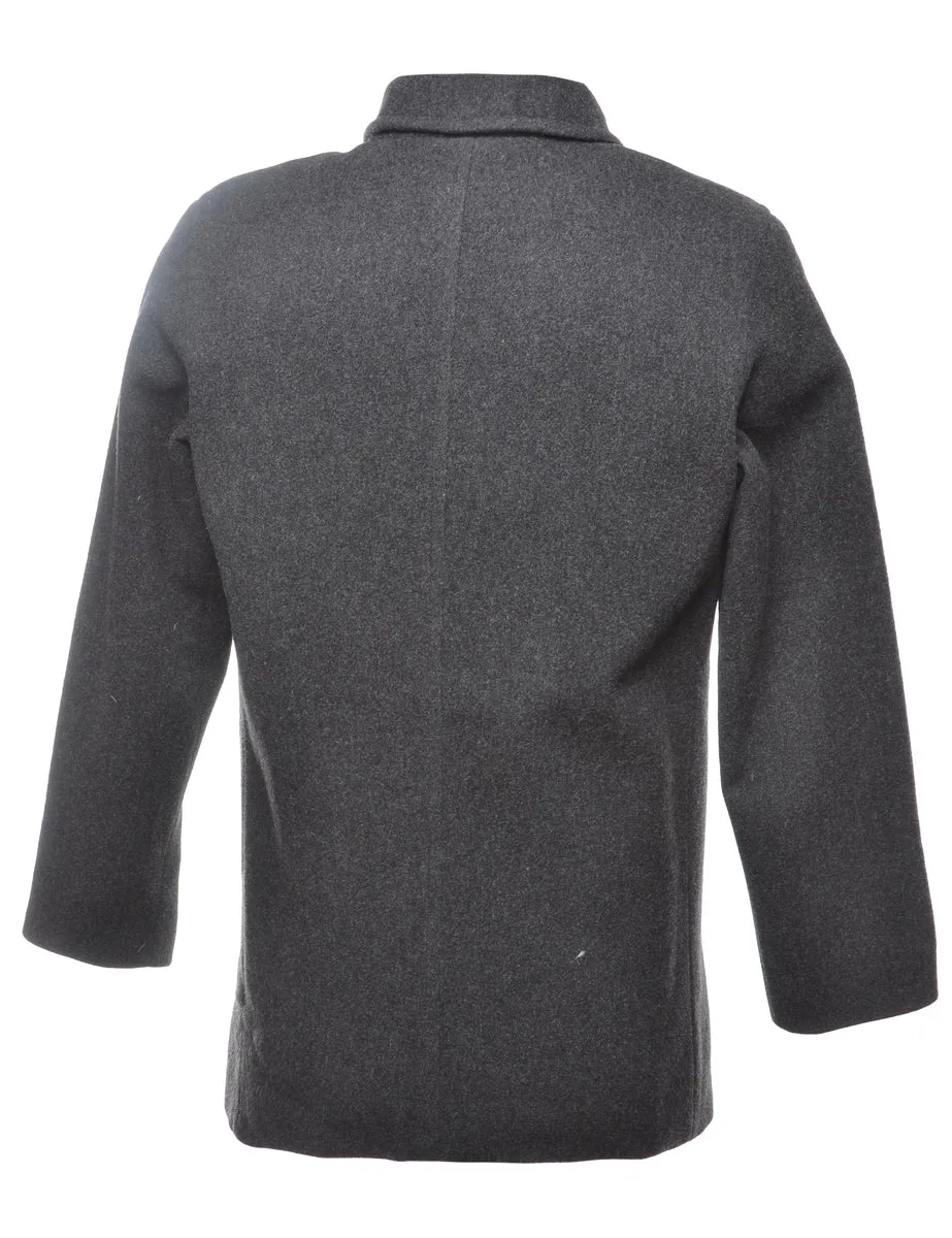 Dark Grey Peacoat - M