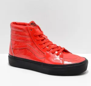 David Bowie Sk8-Hi Platform Ziggy Stardust Red Size 12 Sneaker by Vans Shoes