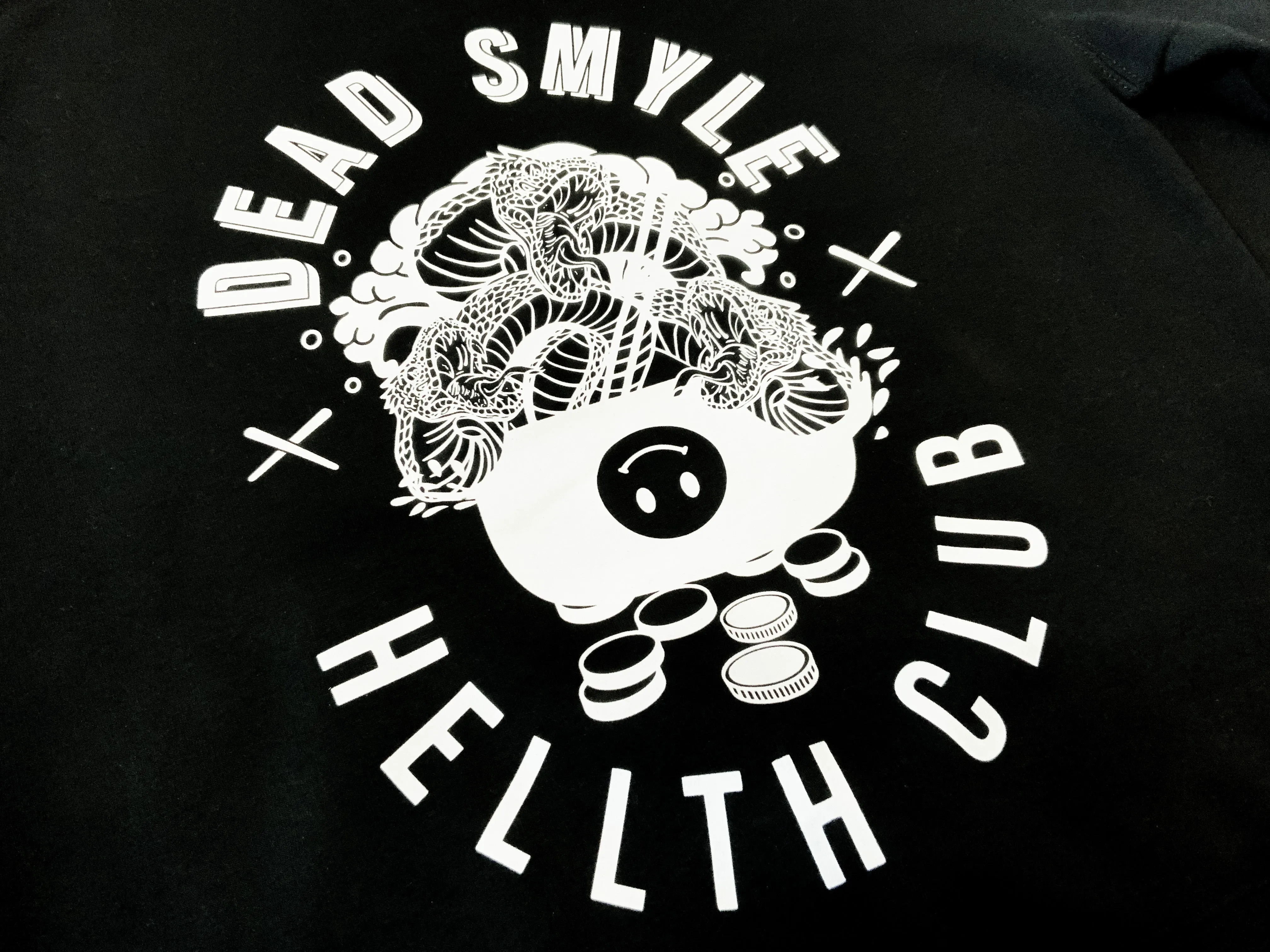 DEAD SMYLE - Hellth Club Oversized Crew - Black