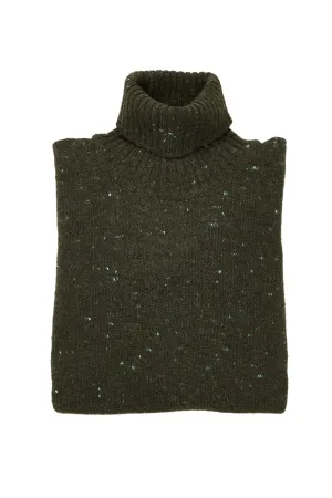 Drumohr Verde LS Donegal Turtleneck Wool/Cashmere Sweater