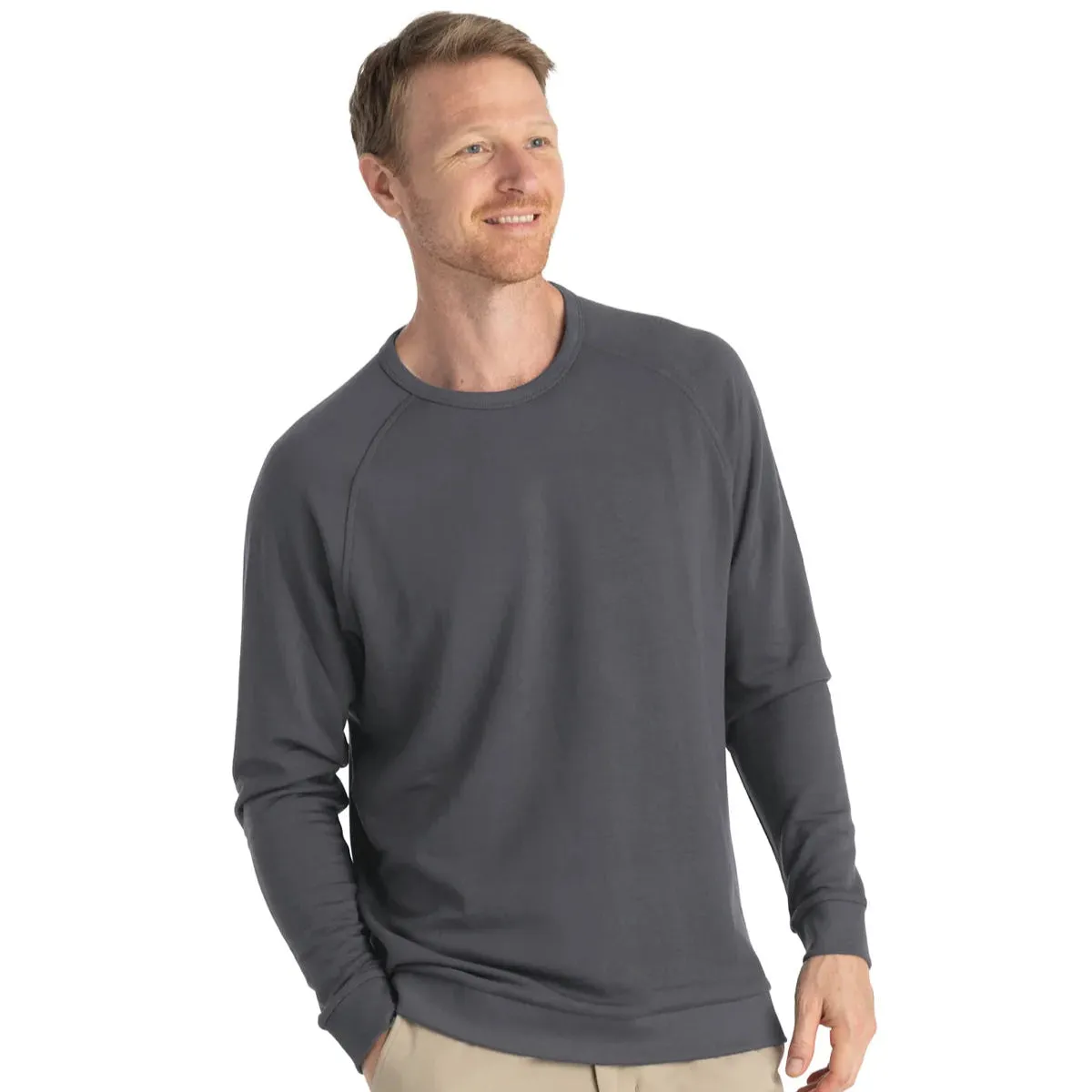 Free Fly Men's Bamboo Lightweight Fleece Crew