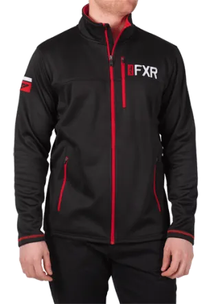 FXR Elevation Tech Zip Fleece Black/Red