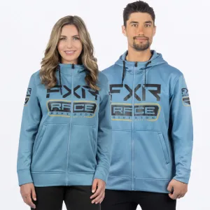 FXR Unisex Race Div Tech Zip Fleece Steel/Black