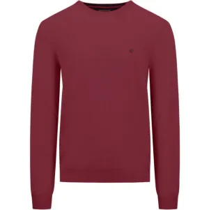 Fynch Hatton - Crew Neck Jumper, Ruby Red