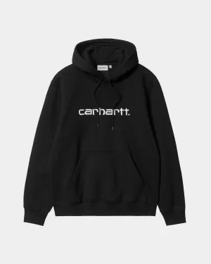 Hooded Carhartt Sweatshirt | Black / White