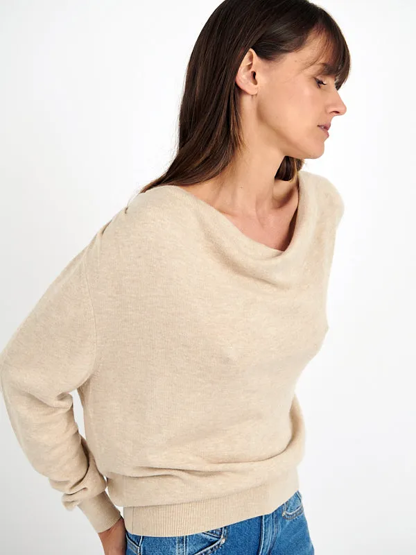 Kristen Pullover in Beige