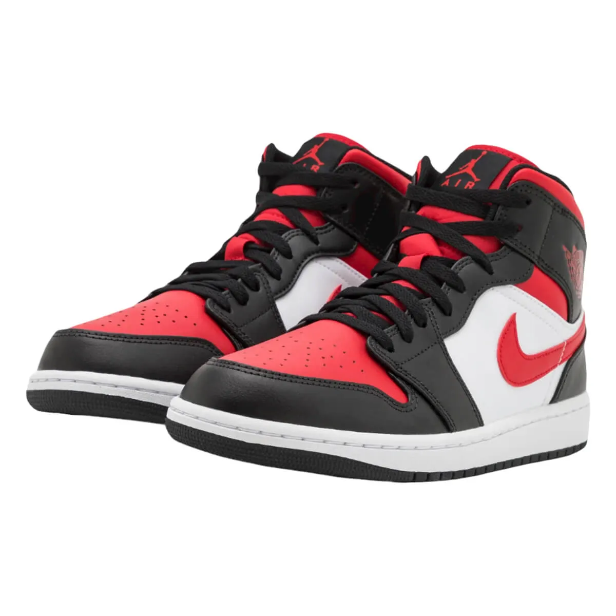 Nike Air Jordan 1 Mid, black-red