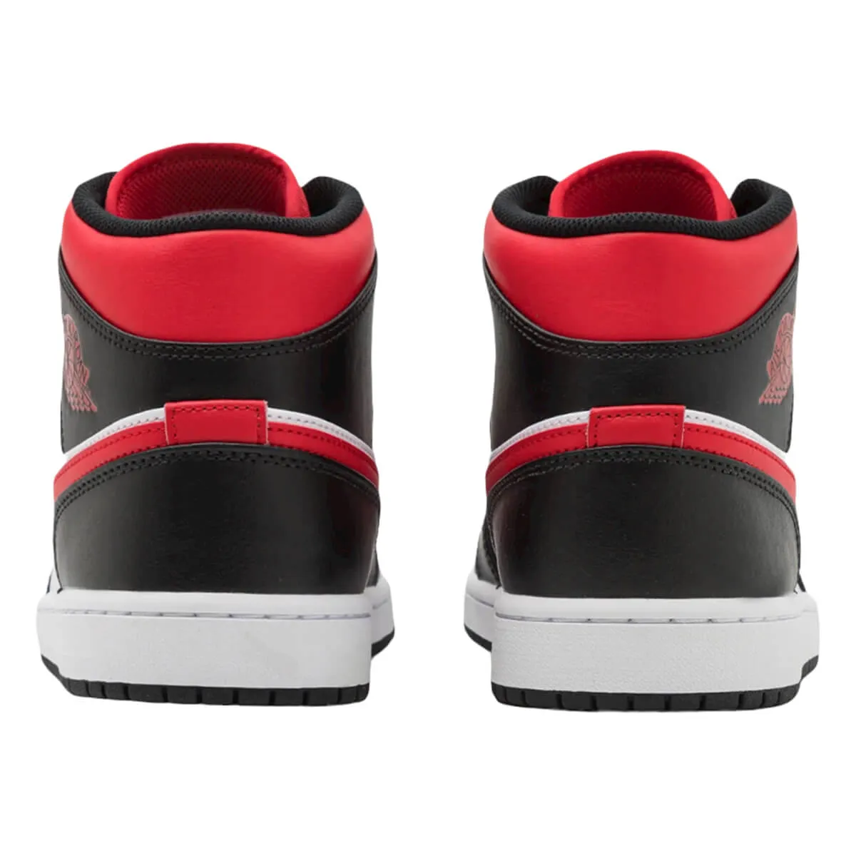 Nike Air Jordan 1 Mid, black-red