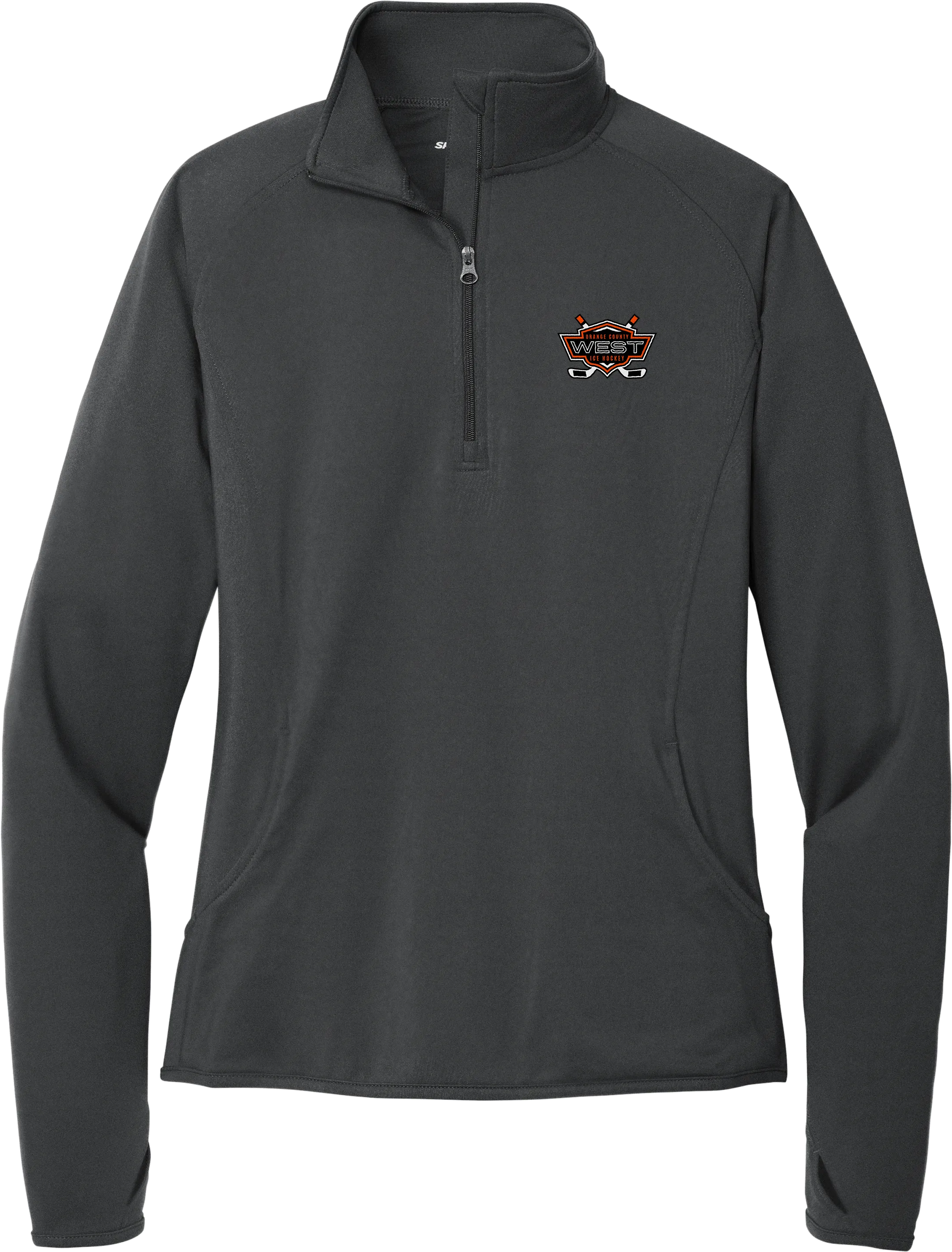 Orange County West Ladies Sport-Wick Stretch 1/4-Zip Pullover