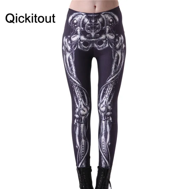 Qickitout Leggings 2016 Women AURORA SKYE HEX COLOUR Rainbow Cloud Black Green Muscle Mermaid Leggings Plus Size Drop SHIPPING