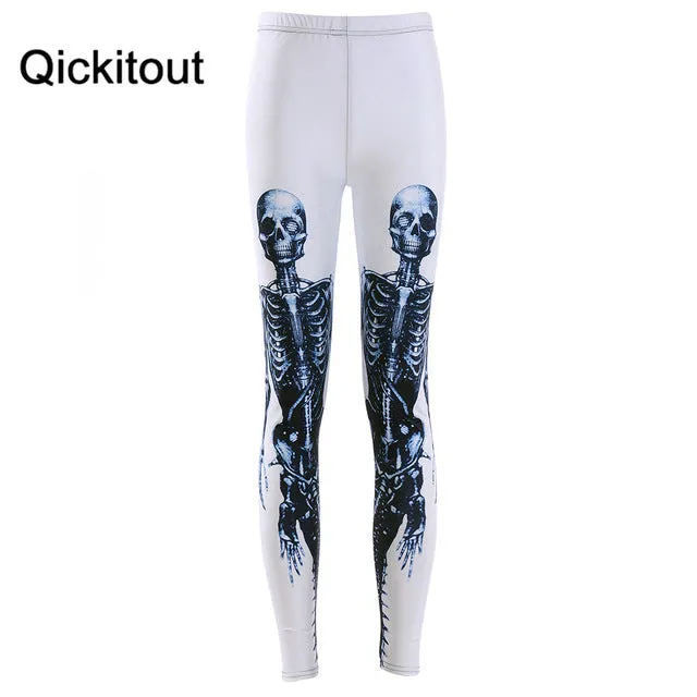 Qickitout Leggings 2016 Women AURORA SKYE HEX COLOUR Rainbow Cloud Black Green Muscle Mermaid Leggings Plus Size Drop SHIPPING