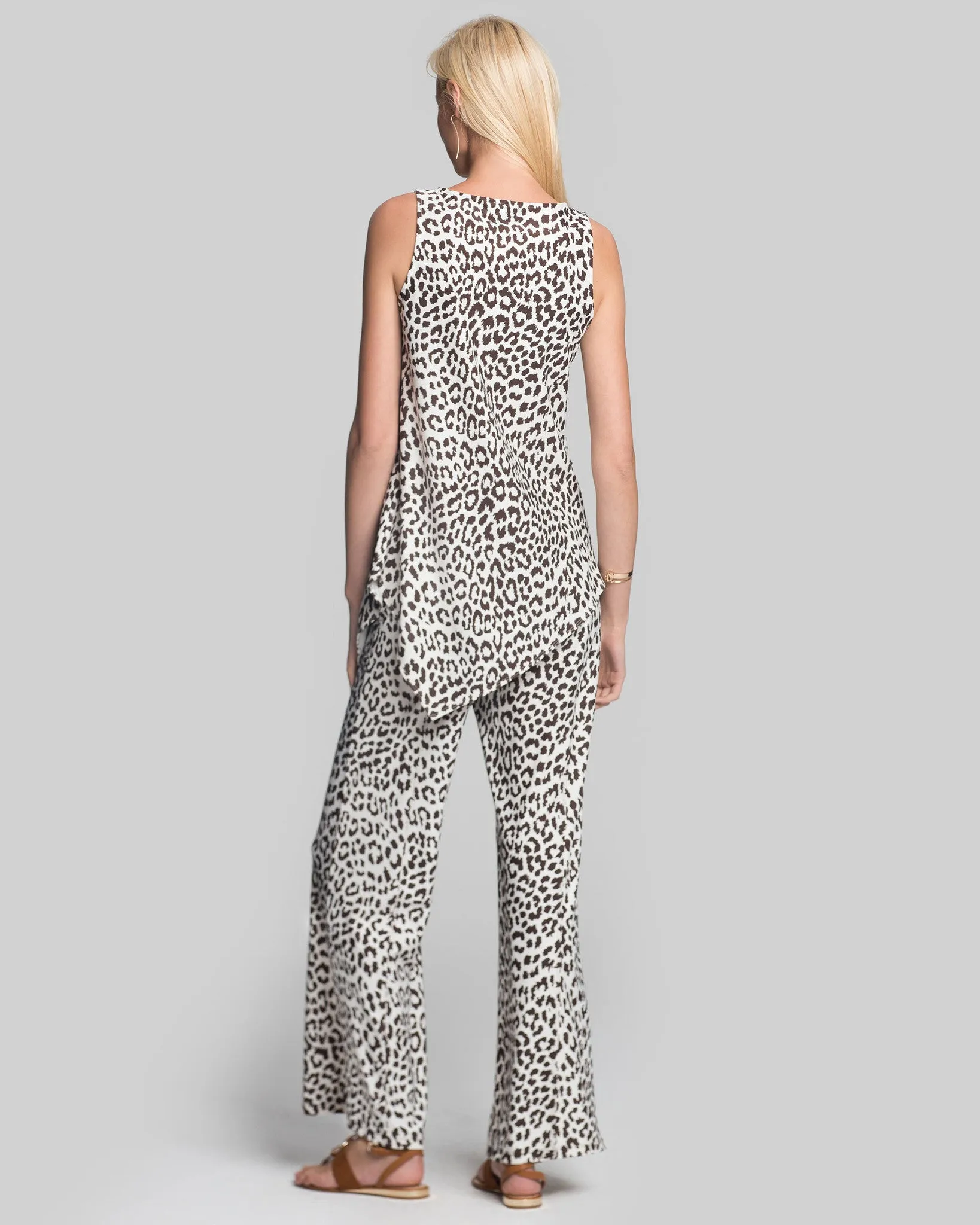 Salina Flare Leg Pant in Snow Leopard