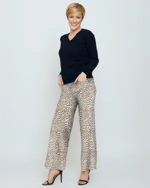 Salina Flare Leg Pant in Snow Leopard