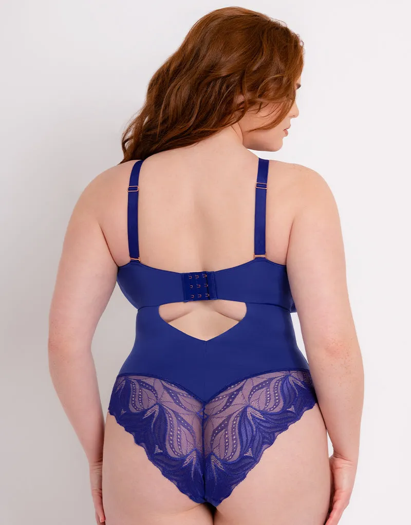 Scantilly Indulgence Multiway Stretch Lace Body Ultraviolet