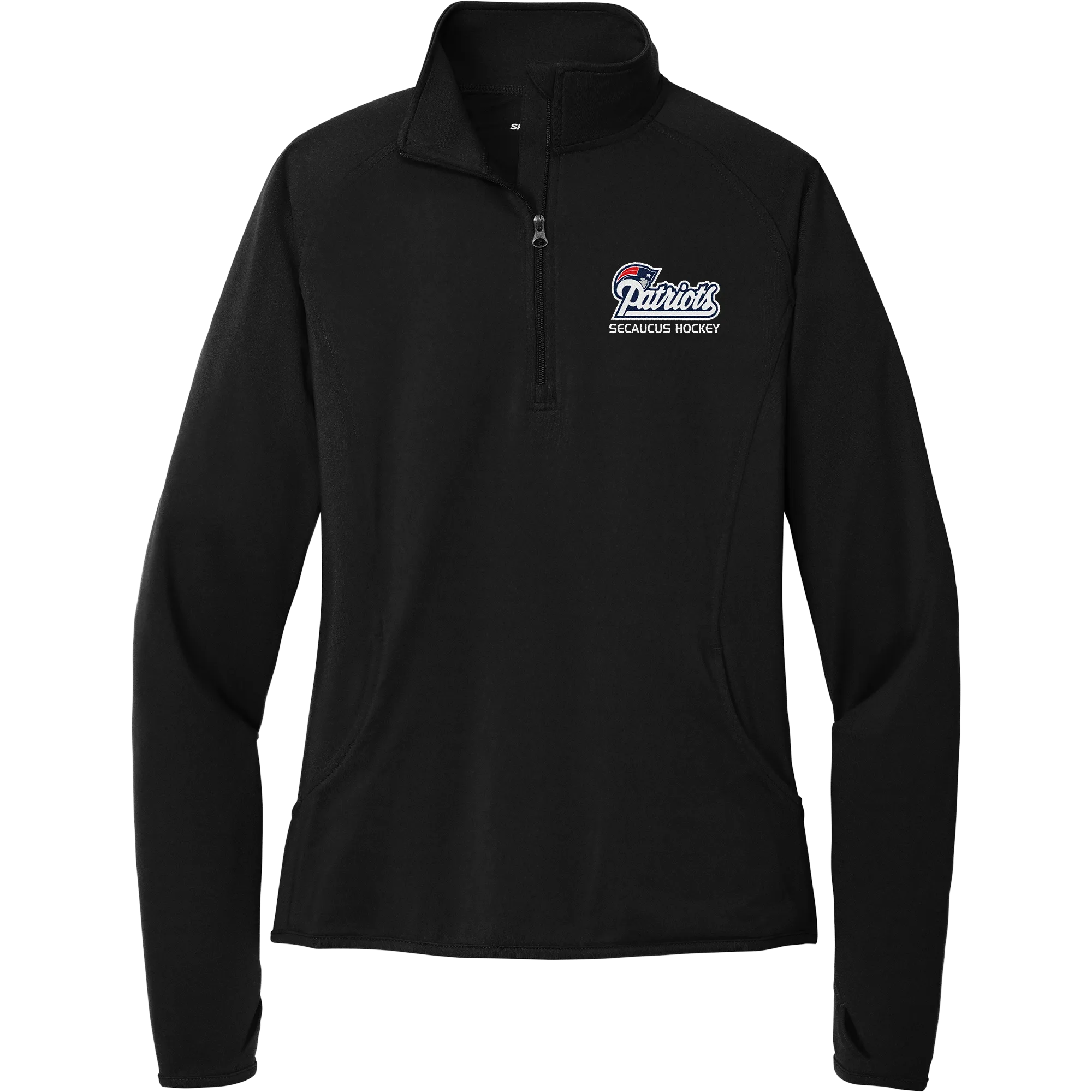 Secaucus Patriots Ladies Sport-Wick Stretch 1/4-Zip Pullover