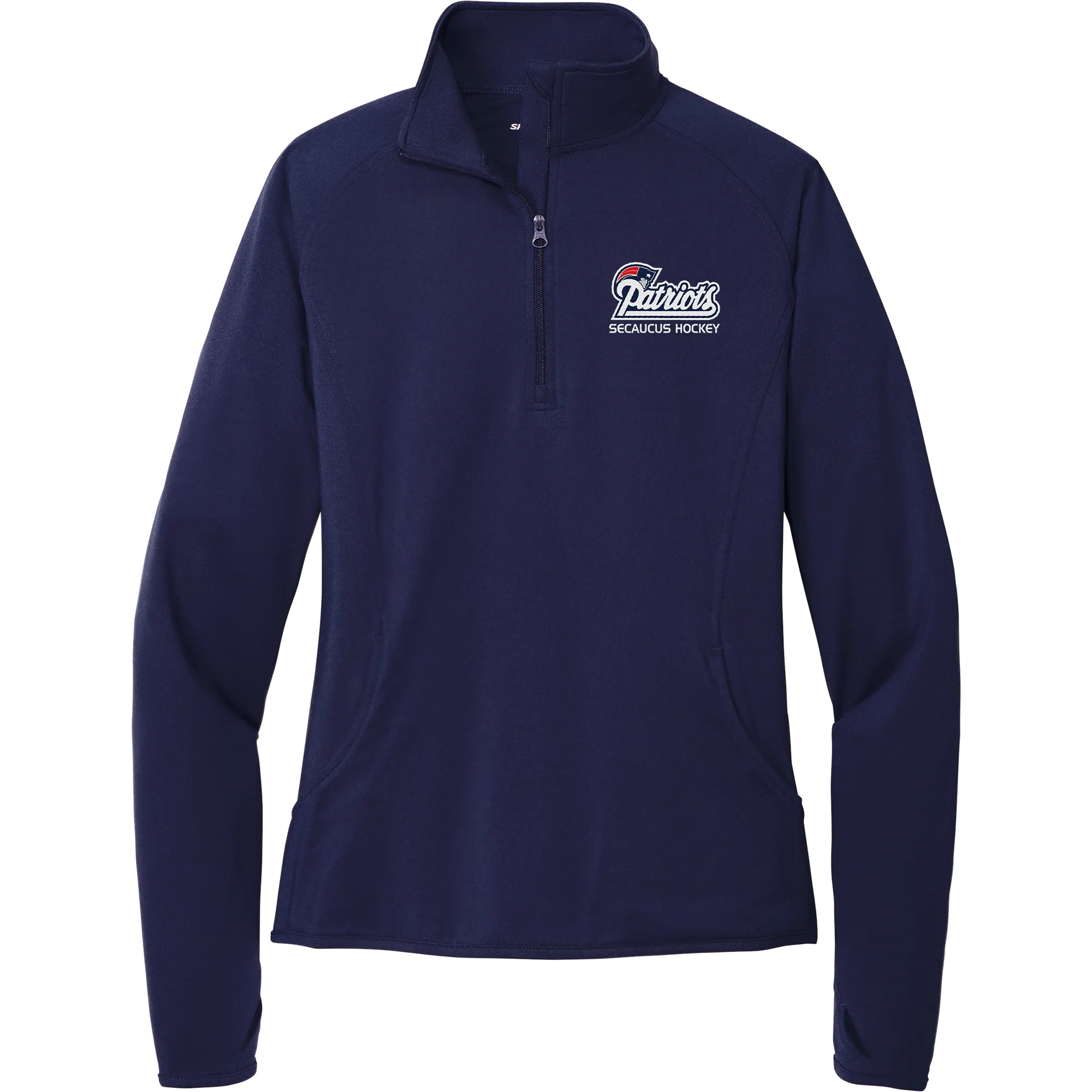 Secaucus Patriots Ladies Sport-Wick Stretch 1/4-Zip Pullover