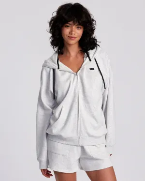 Selects Hooded Base Layer Top - Heather Grey