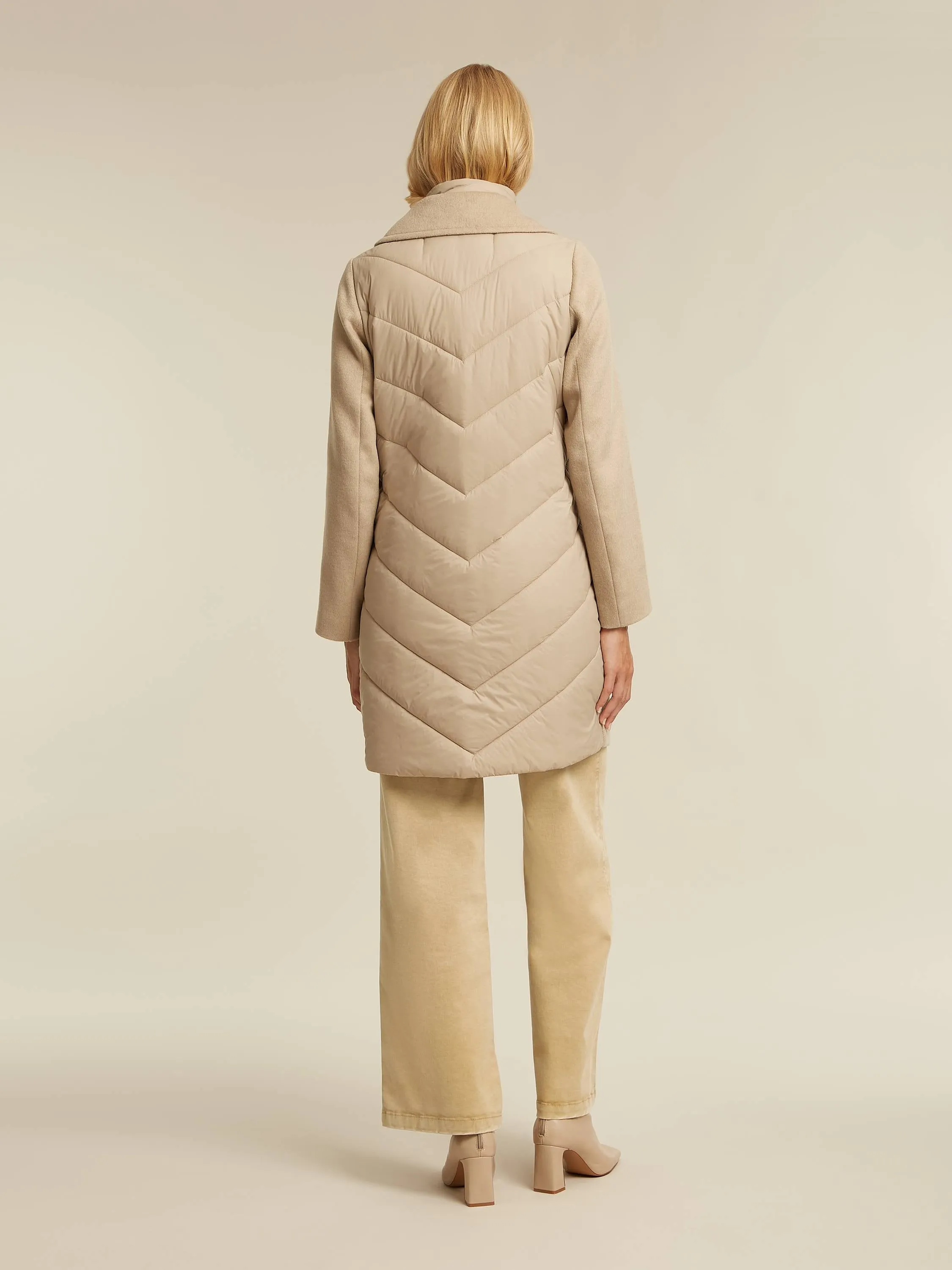 Skylar coat - Sand heather