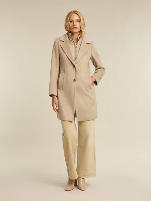 Skylar coat - Sand heather